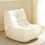 Meuble de salon d'appoint en microfibre capitonné à boutons-172557372