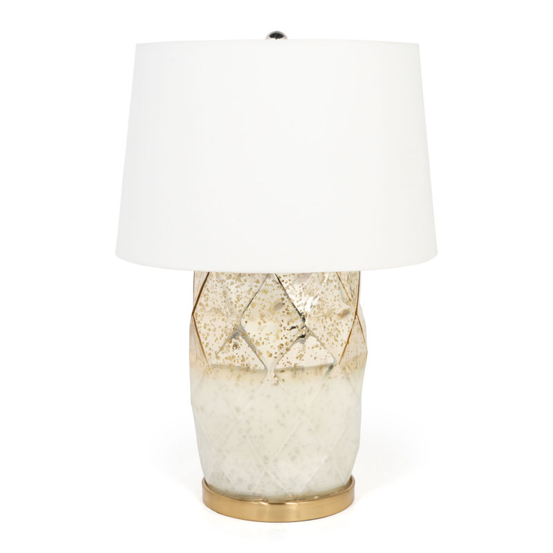 Lampe de table en verre