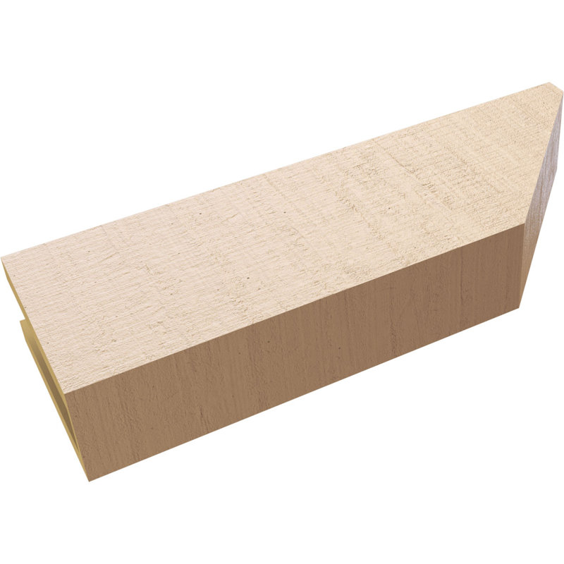 Queue de chevron Concord Woodgrain TimberThane, brun clair apprêté, H 7 po x l 27 po x P 11 po