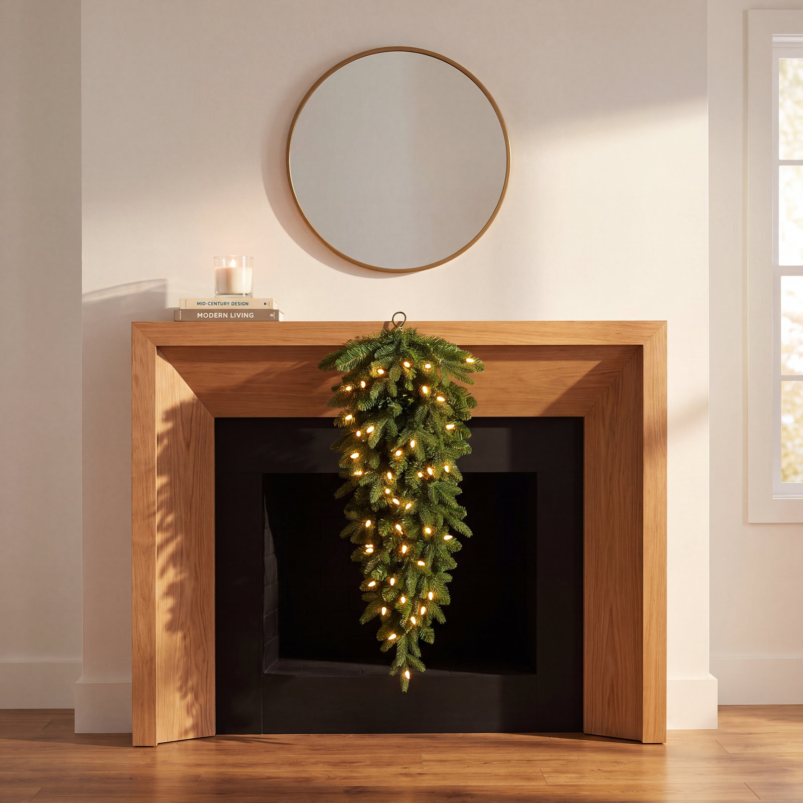 Perina 36" Pre-Lit Christmas Swag