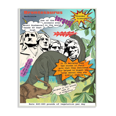 «Comic Book Brontosaurus» par Sangita Bachelet - impression d'art graphique