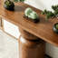Console brune simple de style Wabi-sabi.-129993021