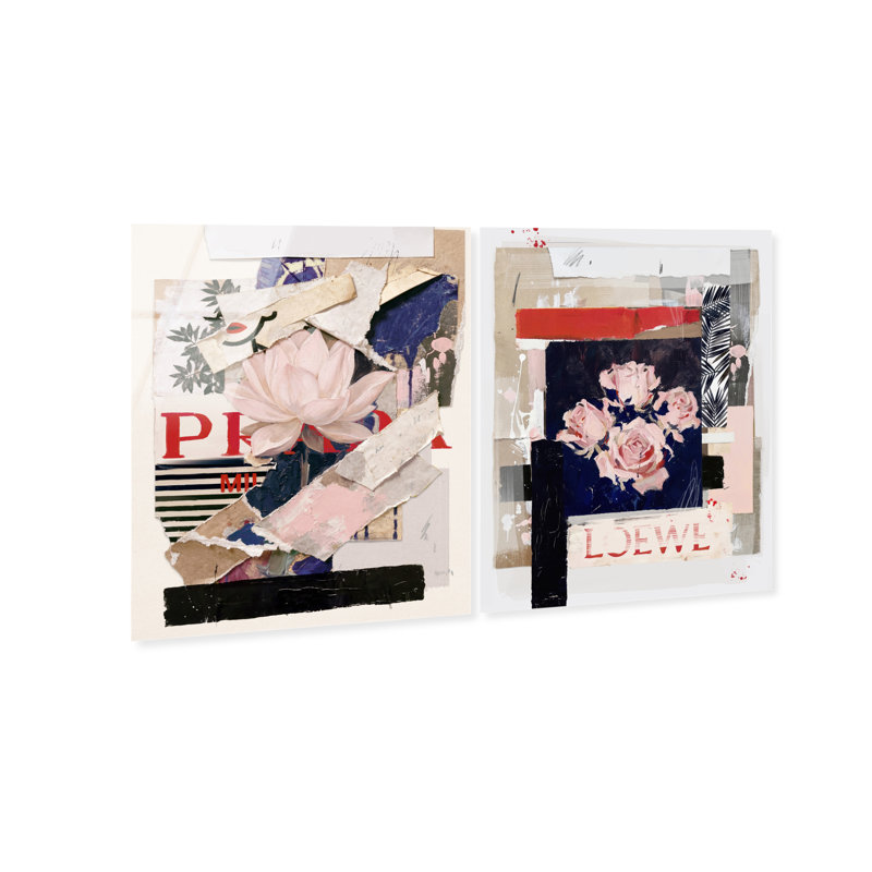 Milano Collage Set Set by Oliver Gal, 16"H x 20"W, High-Gloss Acrylic Print