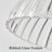 1-light Ribbed Clear Textured Glass Dome Pendant Light-834257349
