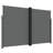 Vidaxl Retractable Side Awning Anthracite 86.6"X393.7"