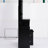 Small Space Vanity Table And Cushioned Stool Pair, Big Sliding Mirror, Multi-Layered Storage, Black Furniture Piece With Seat & Large Multi-Layer Storage For Compact Areas, American Design, , , Ul-1253965555