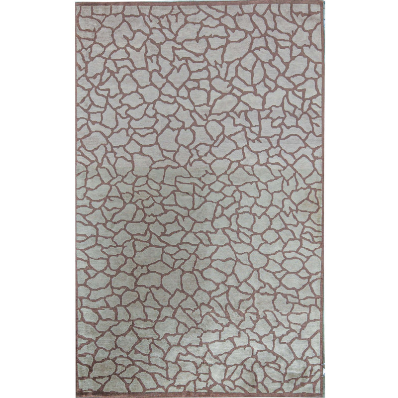 Hand-Knotted High-Quality Beige Area Rug
