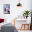 Toile flottante «Blue Haired Woman» par Roozbeh Bahramali-1221593331-1221593328