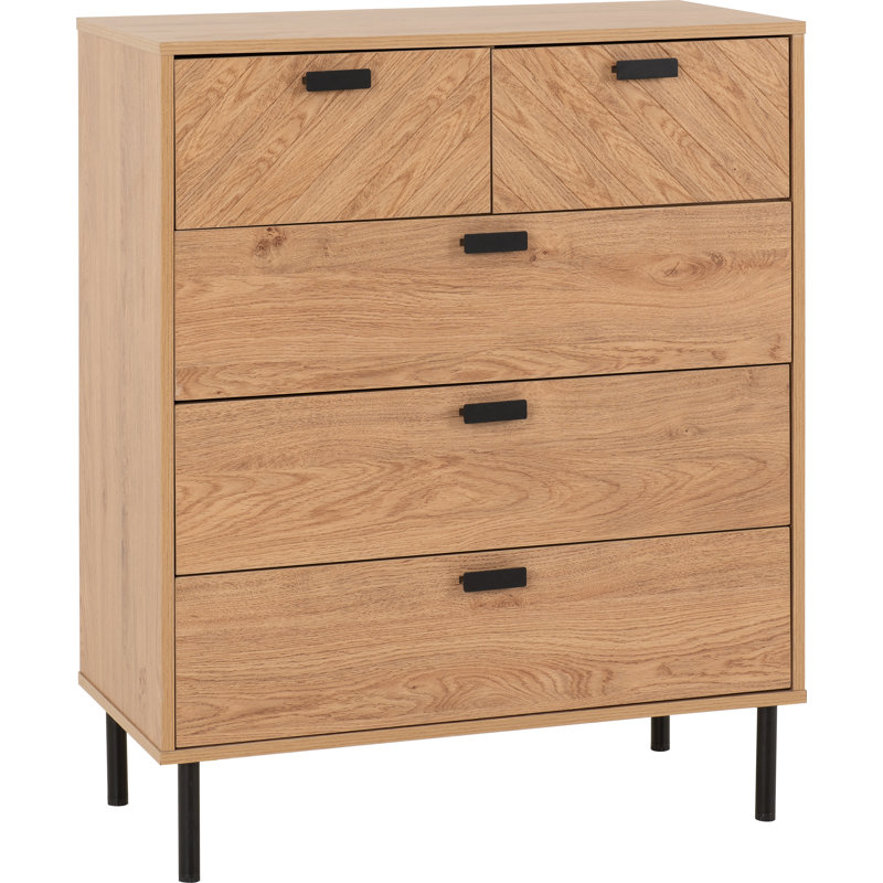 Nathainel - Two Over Three Drawer Chest