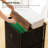 Black & Rustic Brown 2-Drawer Mobile File Cabinet - Rolling Printer Stand, Vertical Filing Cart (Nonwovens Drawers, Fits A4/Letter Size For Home Office)