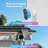 C1 Wire-Free Wireless 3MP Battery Security Camera Outdoor with Solar Panel, 2-Way Talk, Spotlight-86306704