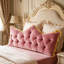Lucy Red Princess-Style Crown Cushion, Soft Floral Support for Every Elegant Moment