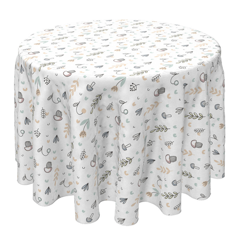 Round Cotton Tablecloth