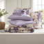 Ensembles de literie à motif floral, édredon en polyester hypoallergénique, motif aquarelle taupe pour la maison