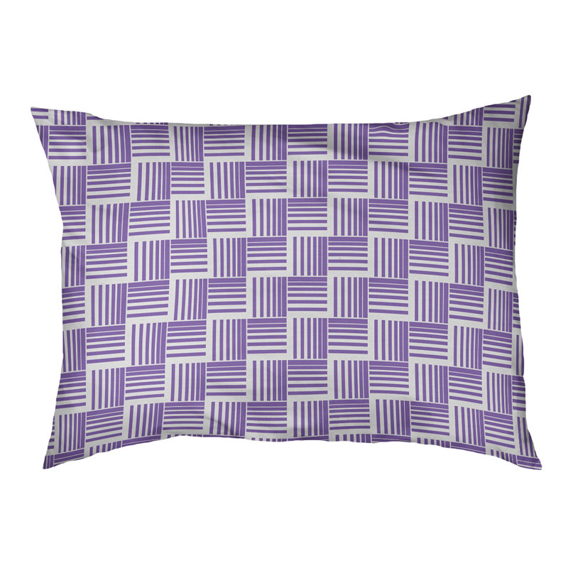 Coussin Cheng, Petit (l 28 po x P 6 po x H 18 po), Mauve clair