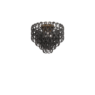 Minigiogali Ceiling Lamp 50 Crystal Transparent Matt Bronze 1 E26 Ul