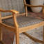 Chaise berçante d'extérieur en teck Annachiara