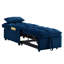 Lit gigogne simple 4 en 1 bleu marine. Réglable pour un confort personnalisé. Méridienne convertible. Gain de place. Velours doux. Construire. Assemblage sans effort du dossier. Salon confortable. Cadre. Facile à installer-121047771