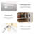 Modern Sideboard Buffet with Storage Drawer & Cabinet, for Kitchen and Living Room-294693435