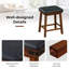 Ensemble de 4 tabourets de bar en cuir d'unité centrale avec siège rembourré Winston Porter-1473758860-1473758861