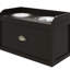 Station de ravitaillement pour chiens - 2 bols surélevés, grand rangement pour les aliments avec armoire à café pratique, tiroir pour rangement organisé