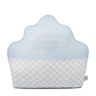 Cotton Blend Reversible Throw Pillow