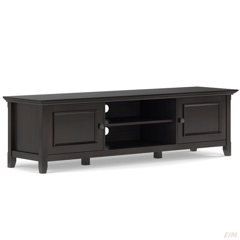 Amherst - 72" Wide TV Media Stand, Dark Walnut