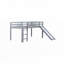 Lit simple mezzanine bas avec glissade-1464101376
