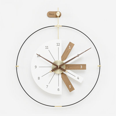 White Round Wall Clock