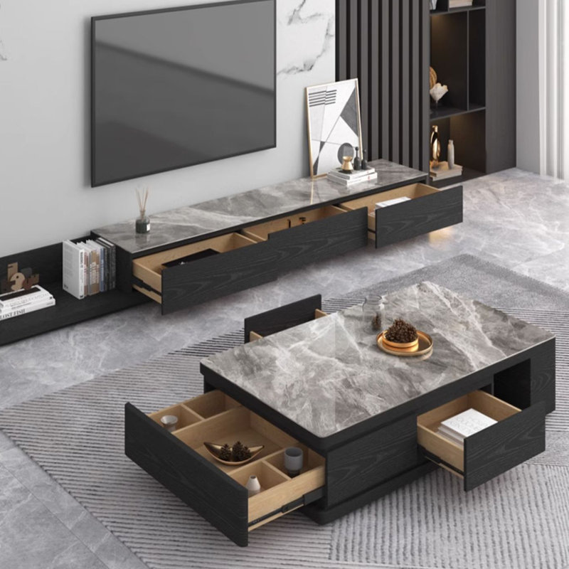 Table basse moderne simple, H 15,7 po x L 47,2 po x l 23,6 po