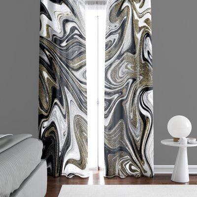 Semi Sheer Curtain Panel Pair