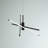 Hulse 3 - Light Dimmable LED Sputnik Modern Linear Chandelier-580219498-580219477