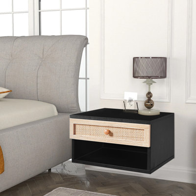 Amauris 40cm W Manufactured Wood Bedside Table