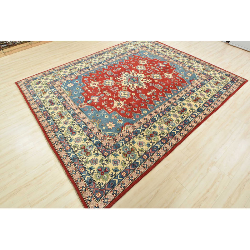 Tapis tribal Kazak 8 pi 3 po x 9 pi 10 po Nellya