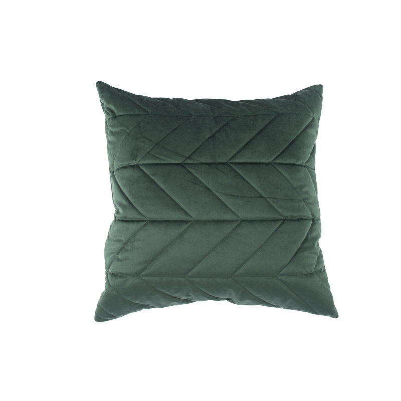 Chevron Square Euro Cushion, Forest