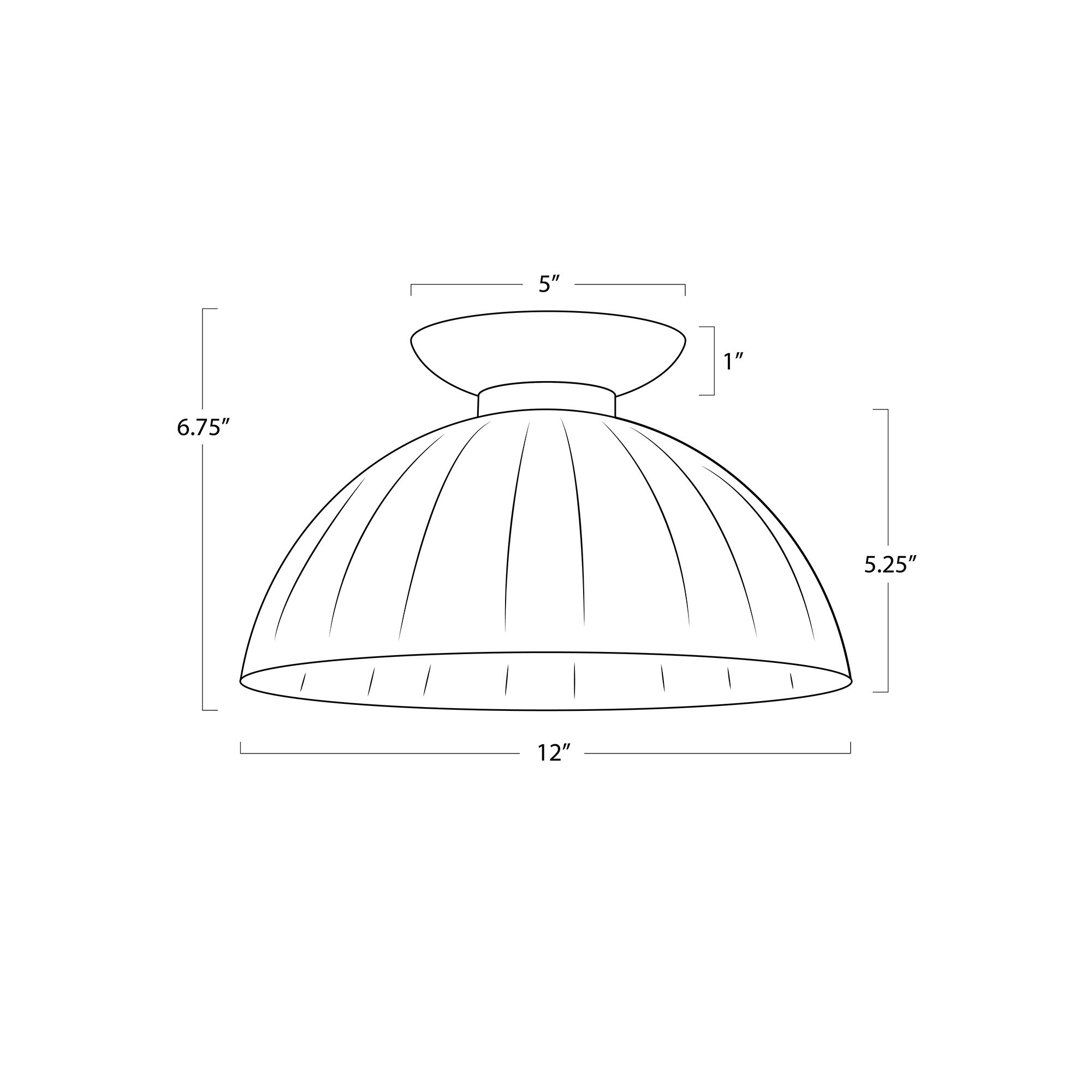 Dariel Glass Flush Mount