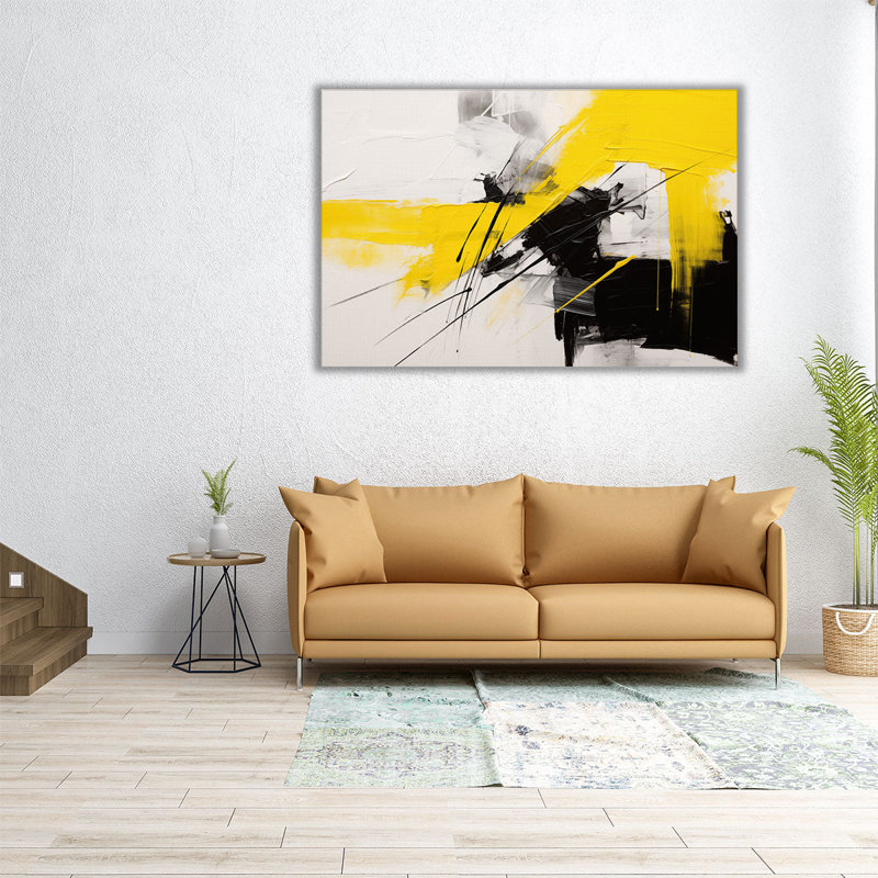 " Vibrant Ink Fusion ", 24'' H x 36'' W
