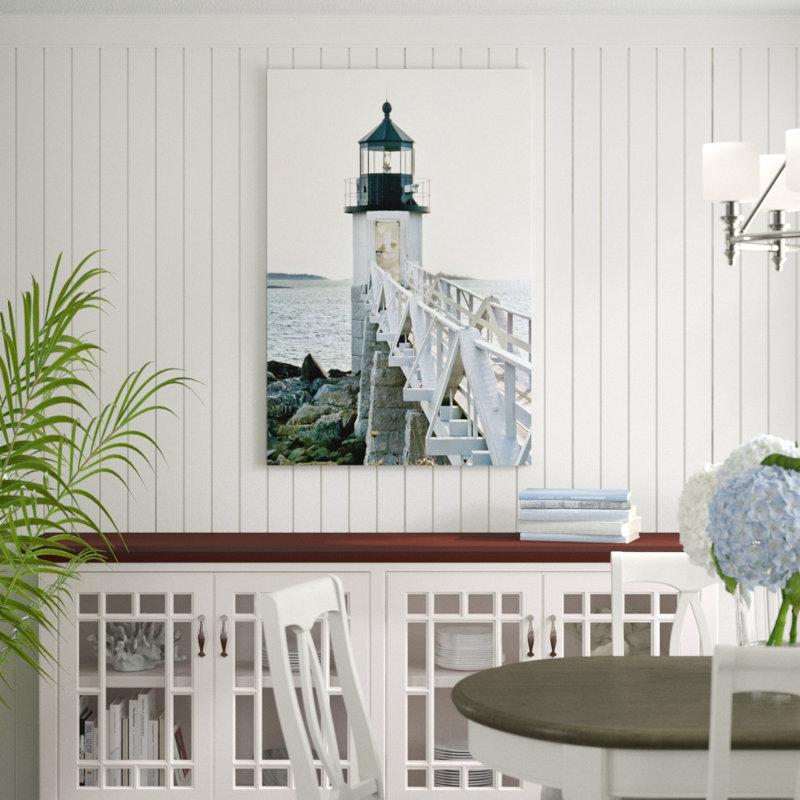 Lighthouse Views I by Rachel Perry - Photograph, 122cm H x 81cm W, Black Floater Framed