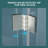 30"W X 72"H Fold Frameless Shower Door With Tempered Glass-111670925