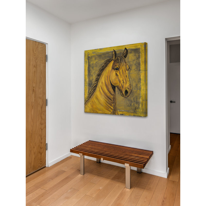 «D’oro Palomino Horse», reproduction sur toile tendue, H 18 po x l 18 po x P 1,5 po