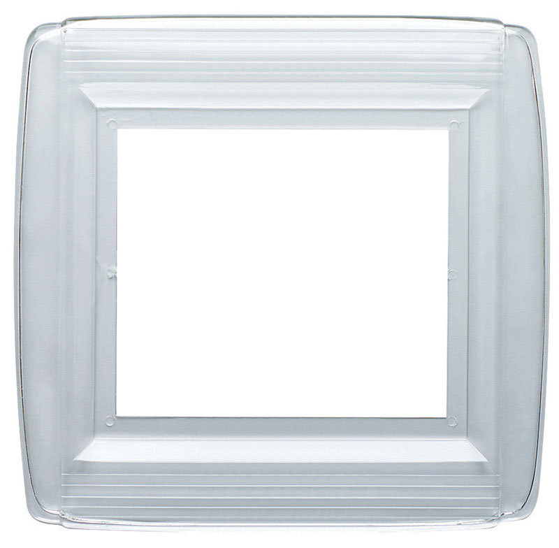 Gang Wall Plate Shield Canopy, 10" H x 8" W x 0.25" D