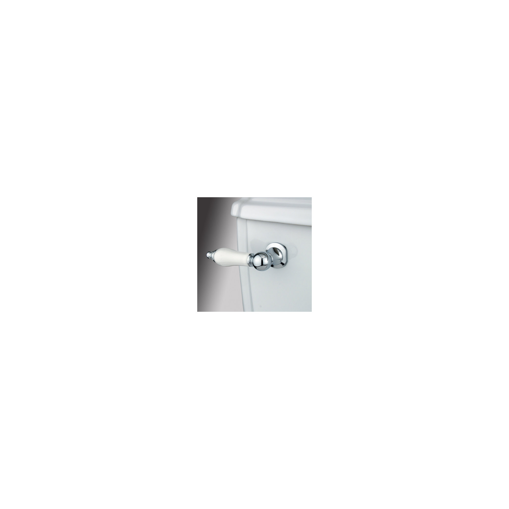 Kingston Brass Victorian Front Mount Toilet Tank Lever, Polished Chrome