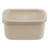 Kitchen Details 8-Piece Rectangular Wheat Straw Food Storage Containers Set with Clear Vents | Eco-Friendly | Durable | Stackable