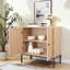 Buffet moderne 32 pi en chêne jaune