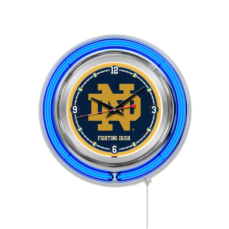 Horloge murale 15 po NCAA, Notre Dame