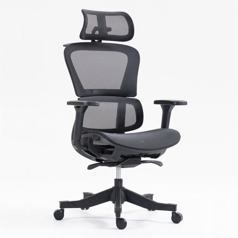 High Back Mesh Office Chair:8365HP-BK, Black