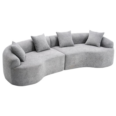Chenille 4 grise pour appartement - spacieuse et confortable, éponge 30D, facile à transporter, 4 sièges avec revêtement, luxueux et fonctionnel, 60 duretés - choix