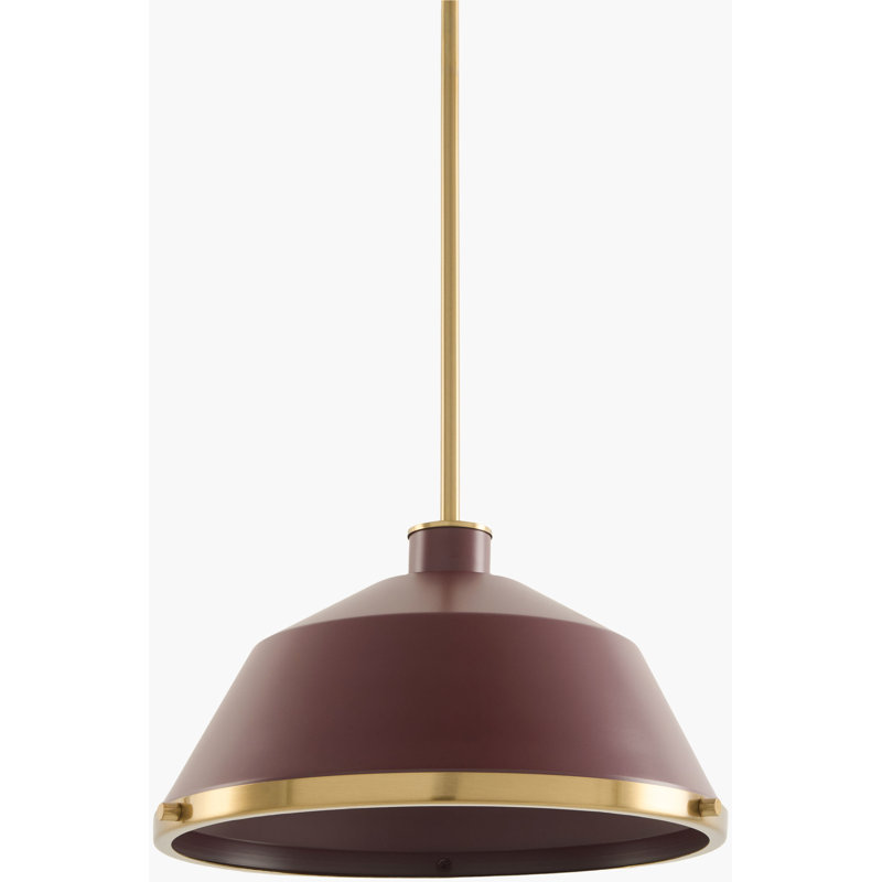 Kurie Pendant, Rouge / laiton