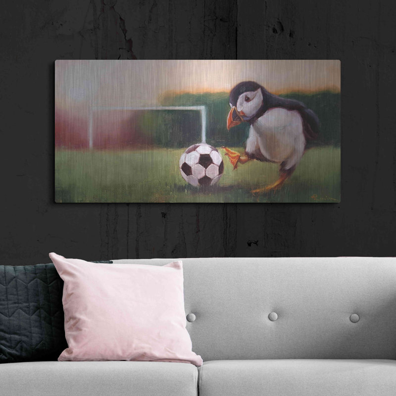 " Sidekick " by Lucia Heffernan, 24" H x 48" W
