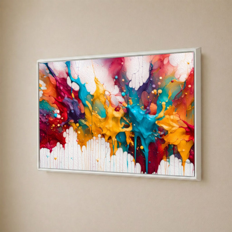 John 3:3. Born Again By Mark Lawrence Print, 39.5" H x 63.5" W x 2" D, Floater Framed, White